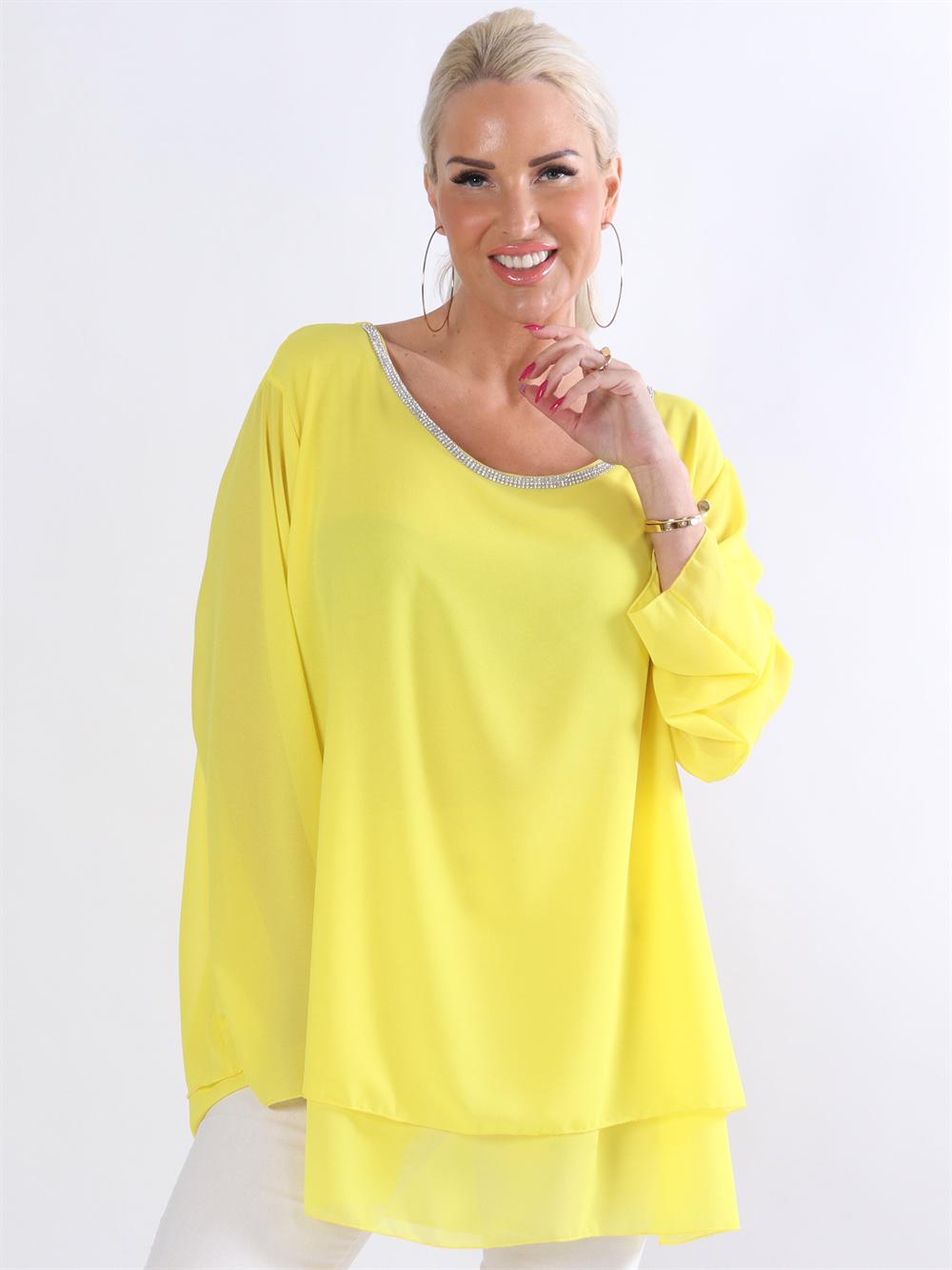 Trine - Tunika med similisten i udskæringen